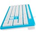 Tastatura Natec Discus Slim blue-white