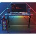 Birou gaming Genesis Holm 200 RGB, 113x75 cm, Iluminare RGB, negru