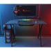 Birou gaming Genesis Holm 300 RGB, 120x75 cm, Iluminare RGB, Incarcator wireless, negru