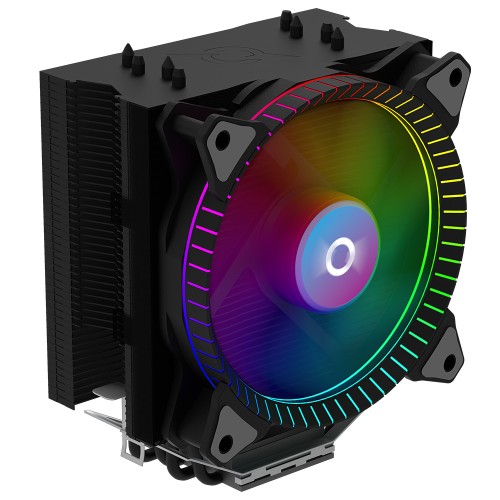 Cooler procesor AQIRYS Uranus LS, ARGB, Compatibil Intel/AMD, 1800 rpm, Negru
