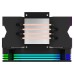 Cooler procesor AQIRYS Uranus, ARGB, Compatibil Intel/AMD, 1800 rpm, Negru