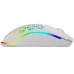 Mouse AQIRYS Polaris, ultrausor 73g, wireless 2.4GHz, FastCharge, USB-C, Alb