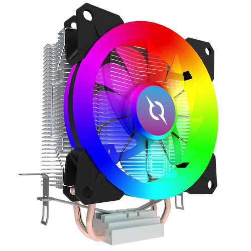 Cooler procesor AQIRYS Puck RGB, Compatibil Intel/AMD, 2000 rpm