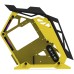 Carcasa AQIRYS Saiph, MiniTower, Open-Air, Tempered Glass, ARGB, Yellow-Black