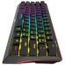 Tastatura Marvo KG962, iluminare Rainbow, USB-C, negru