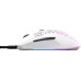 Mouse SteelSeries Aerox 3 2022 Edition Snow, ultrausor 59g, 8500dpi, USB, Negru
