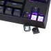 Tastatura Marvo KG953 TKL, Blue Switch, iluminare Rainbow, USB, negru