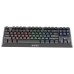 Tastatura Marvo KG953 TKL, Blue Switch, iluminare Rainbow, USB, negru