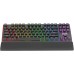 Tastatura Marvo KG947 TKL, Blue Switch, iluminare Rainbow, USB, negru