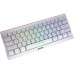 Tastatura Marvo KG962, iluminare Rainbow, USB-C, alb