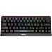 Tastatura Marvo KG962W, wireless, Blue Switch, 60% NKRO, Bluetooth, iluminare Rainbow, USB, negru