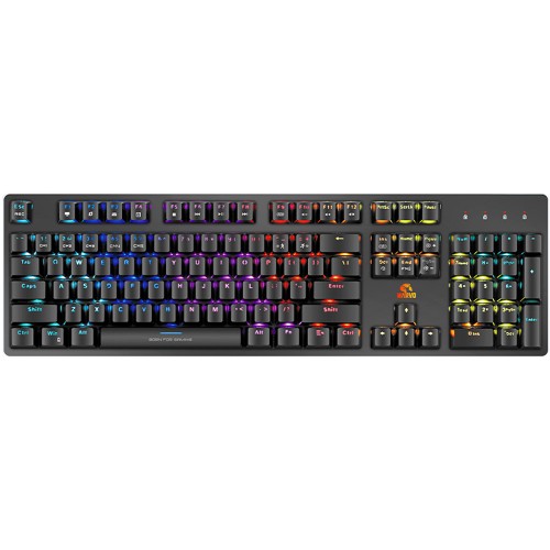 Tastatura Marvo KG945, Optical Switch, USB, iluminare RGB, negru