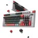 Tastatura wireless Monka KG991W, Hot-swappable, Gasket-mount, Linear Switch, 2.4G, Bluetooth, iluminare RGB, USB, negru