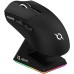 Mouse AQIRYS Zephyr, 26000dpi, ultrausor 56g, 2.4 GHz Wireless, Bluetooth 5.2, USB-C, negru