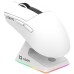 Mouse AQIRYS Zephyr, 26000dpi, ultrausor 56g, 2.4 GHz Wireless, Bluetooth 5.2, USB-C, alb