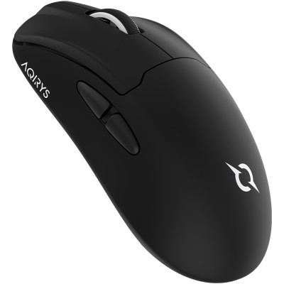 Mouse AQIRYS M60, 26000dpi, 4000 Hz polling rate, ultrausor 56g, 2.4 GHz Wireless, Bluetooth 5.0, USB-C, negru