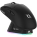 Mouse AQIRYS M60, 26000dpi, 4000 Hz polling rate, ultrausor 56g, 2.4 GHz Wireless, Bluetooth 5.0, USB-C, negru