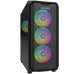 Carcasa AQIRYS Wezen Pro, MiddleTower, Tempered Glass, ARGB, Black