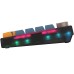 Tastatura AQIRYS Libertas wireless, HaiMu x AQIRYS Super Silent Switch, 75%, layout , Bluetooth, iluminare RGB, USB, negru