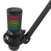 Microfon AQIRYS Galileo, shock-mount, brat articulat, stand, Iluminare RGB, USB