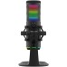 Microfon AQIRYS Galileo, shock-mount, brat articulat, stand, Iluminare RGB, USB