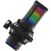 Microfon AQIRYS Galileo, shock-mount, brat articulat, stand, Iluminare RGB, USB