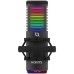 Microfon AQIRYS Galileo, shock-mount, brat articulat, stand, Iluminare RGB, USB