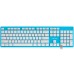 Kit tastatura, mouse, casti si mousepad Natec Tetra Wireless blue-white
